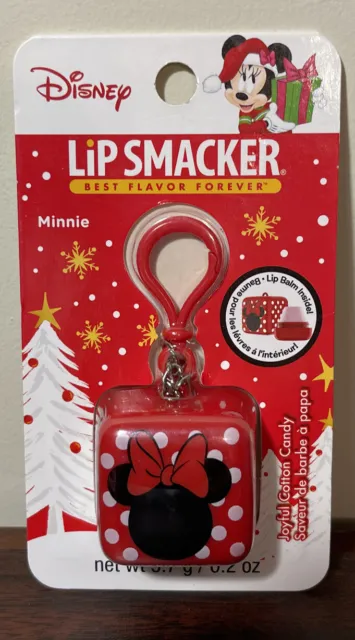 Disney Lip Smackers Minnie Mouse Cube Lip Balm Joyful Cotton Candy Christmas