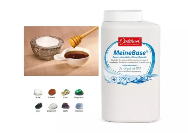 Jentschura Basisches Badesalz Meine Base 2750g + 6 Gratis Proben (17,64 EUR/kg)