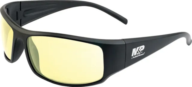 Smith & Wesson Black and Amber Thunderbolt Anti-Fog Shooting Glasses MP110167