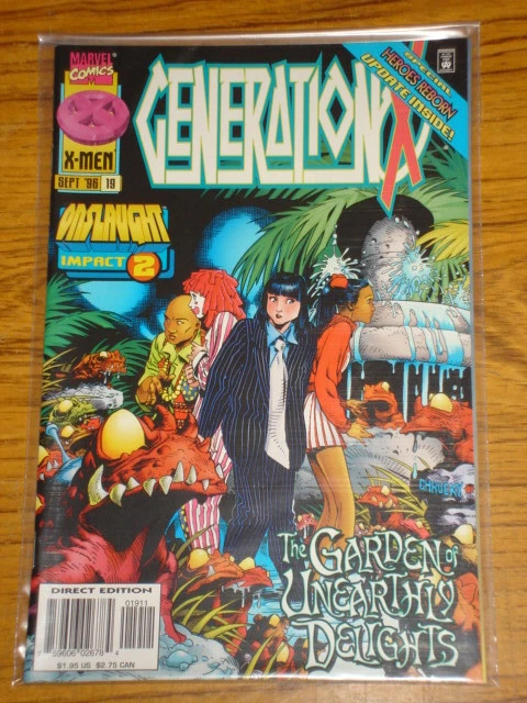 X-Men Generation X #19 Vol1 Marvel Onslaught Impact 2 September 1996