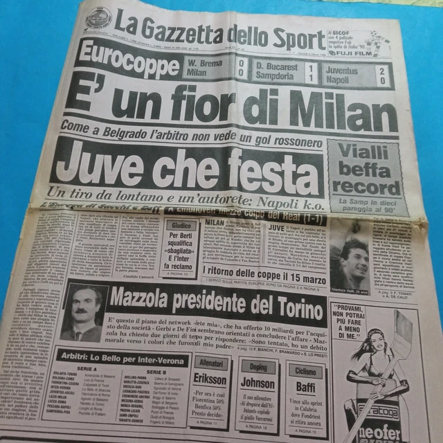 LA GAZZETTA DELLO Sport N.11 Del 13 Gennaio 1996 - Milan Tutto Ajax (Gs5) EUR 21,76 - IT