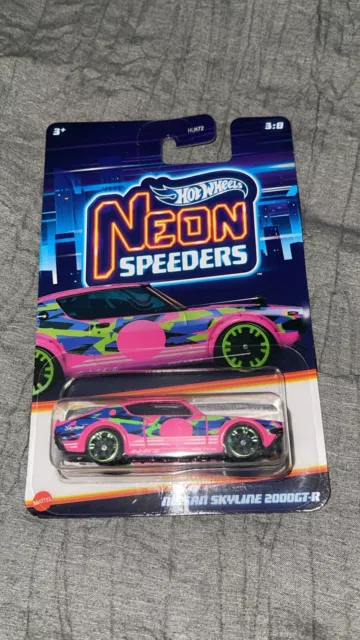 Hot Wheels 2024 Neon Speeders Nissan Skyline 2000Gt-R