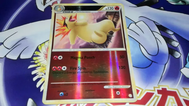 Pokemon Typhlosion 32/123 Reverse Holo HeartGold Soulsilver LP