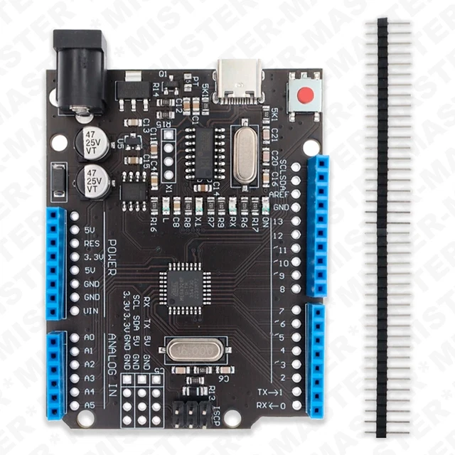 ARDUINO UNO R3 COMPATIBILE SCHEDA DI SVILUPPO MICROCONTROLLORE SMD ATmega328P