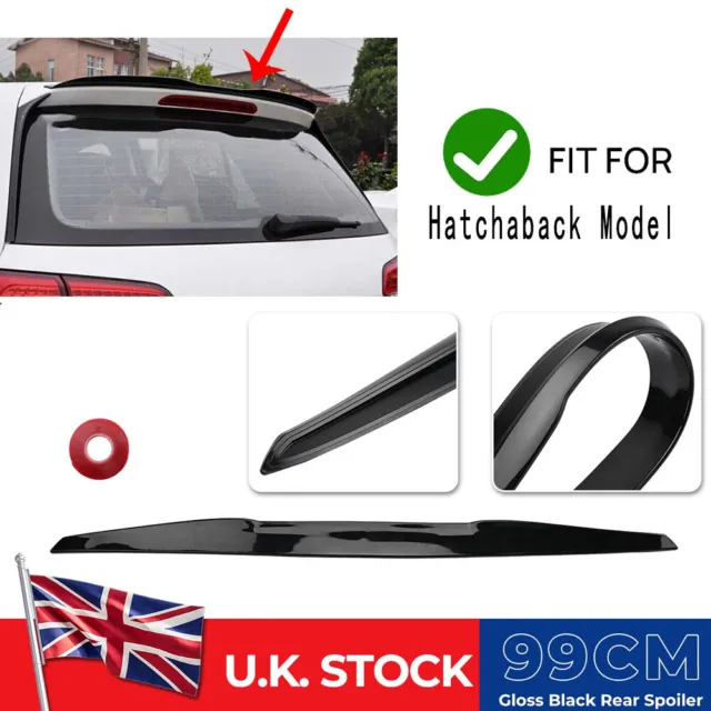 RS4 Style Rear Trunk Spoiler lip for Audi A4 / S4 B5 8D in