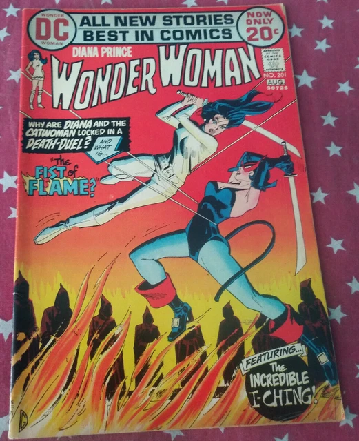 WONDER WOMAN #201 F DC COMICS BRONZE AGE 1972 Fine Minus Condition