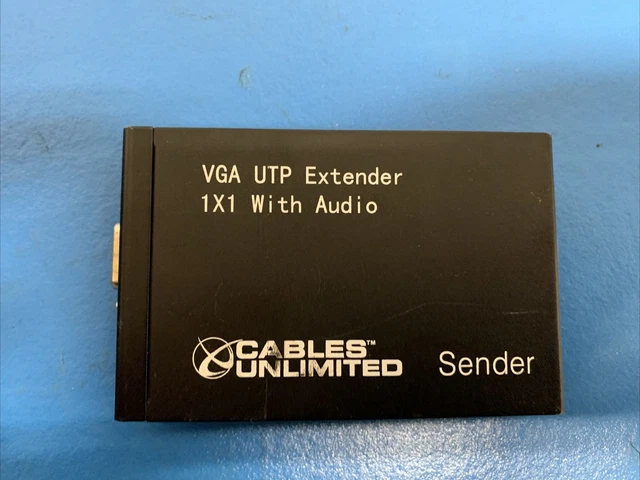Video VGA UTP Extender 1x1 With Audio Extension SENDER
