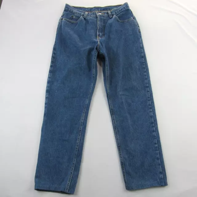 Vintage Calvin Klein Jeans Womens Size 14 High Rise Straight Leg Made In USA