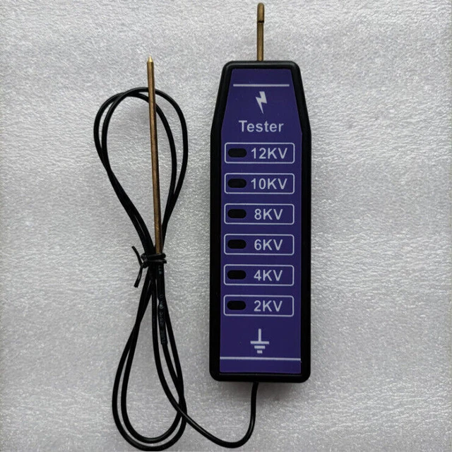 6-stufig Zaunprüfer Zauntester Spannungsmesser Geräteprüfer 2000V ~ 120000V DE