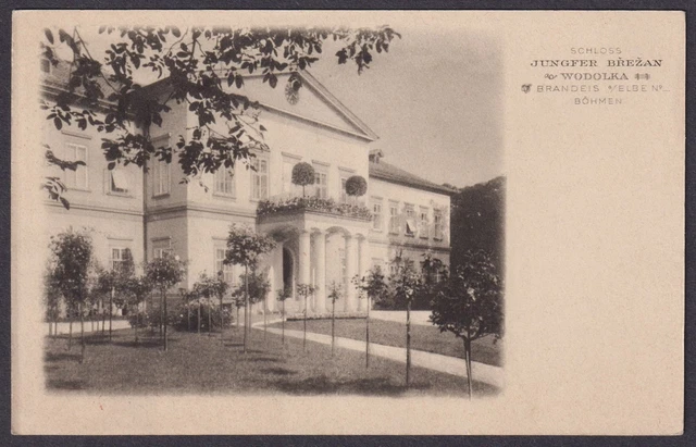 Jungfern Brezan Gruss Aus Castello Breschan Ak Boemia Bohemia Cesko Czech