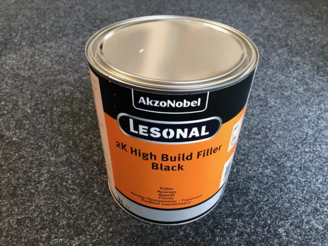 (33,00€/1l) Lesonal 199732 2K High Build Filler Black 2K Füller Schwarz 3l