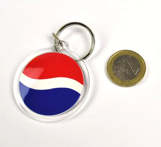 Pepsi Cola USA Schlüsselanhänger Keychain Key Chain Ring - Pepsi Logo rund 2