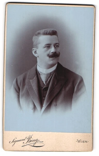 Fotografie Sigmund Bing, Wien, Goldschmidgasse 4, Portrait charmanter junger Ma