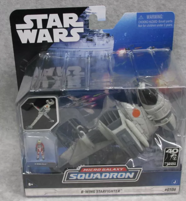 Star Wars B-wing Micro Galaxy Squadron #0106 Series 5 Return of the Jedi MISB