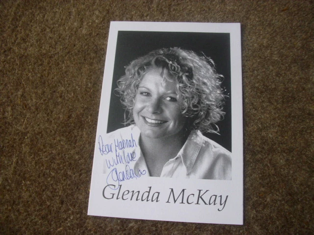 Glenda McKAY Original  EMMERDALE  Actress hand signed picture
