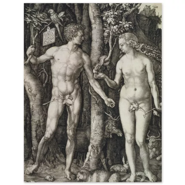 Albrecht Dürer, Adam und Eva, Der Sündenfall, Poster