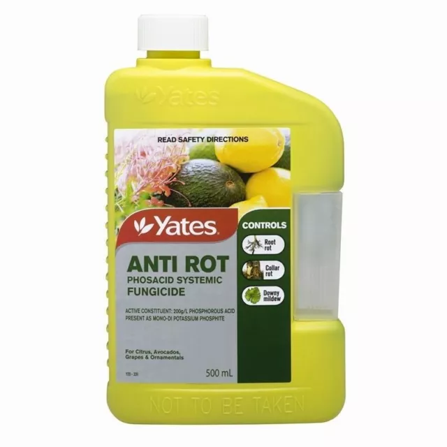 Yates Anti Rot 500ml Phosacid Systematic Fungicide Controls Root Rot Collar Rot