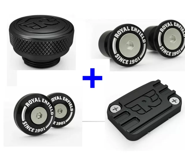 Combo Pack De 4 Accesorios Para Royal Enfield Interceptor Continental Gt 650