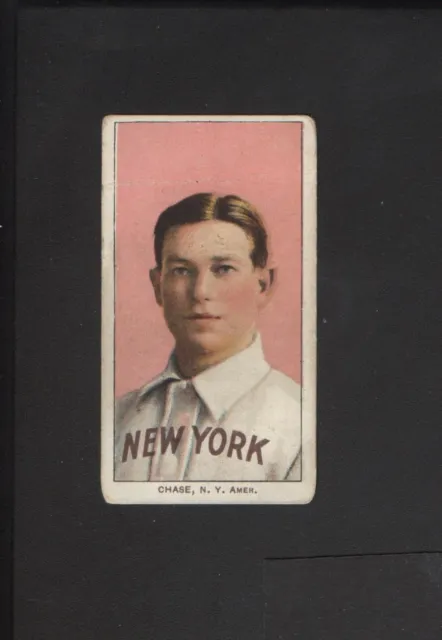 1909 T206 Tobacco Hal Chase Sweet Caporal Pink New York Great Color!