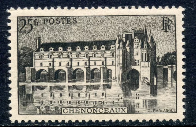 Stamp / Timbre France Neuf N° 611 ** Chateau De Chenonceaux