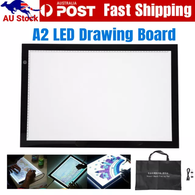 A2 LED Light Box Tracing Drawing Board Art Design Pad Copy Lightbox Day Light AU