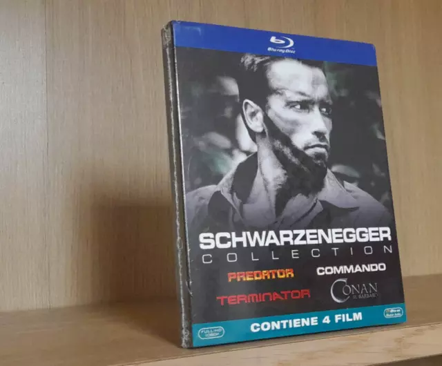 Schwarzenegger Collection Blu Ray Predator Commando Terminator Conan Il Barbaro