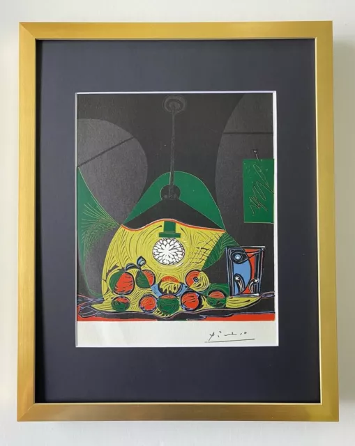 Pablo Picasso 1955 Signed Superb Linocut Matted 11 X 14 + List $895