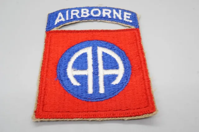 WWII 82nd Airborne Division AA Patch NO GLOW