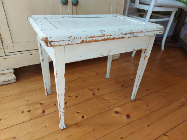 alter Tisch Waschtisch aus Frankreich Shabby Chic Landhaus Stil Massiv Holz rar