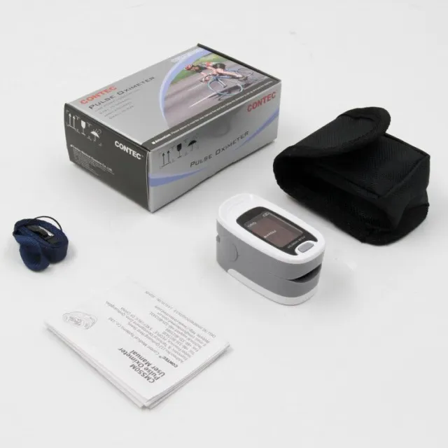 CE FDA Finger Pulse Oximeter SpO2 Pulse Heart Rate Blood Oxygen Patinet Monitor