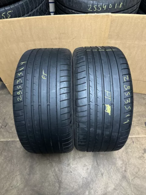 285 35 ZR 19 Dunlop Sp Sport Maxx GT 2x Tyres Fitting Available 2853519 A Pair