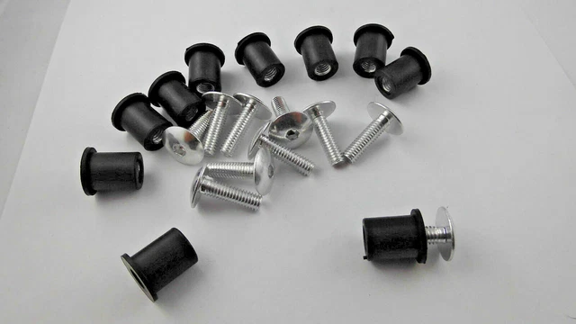 Lot De 12 Adaptateurs De Vis Pour Vélo - Conversion 7 Mm à 6 Mm, Filetage 1/4-20 Et 5/16-24 - En Acier Inoxydable