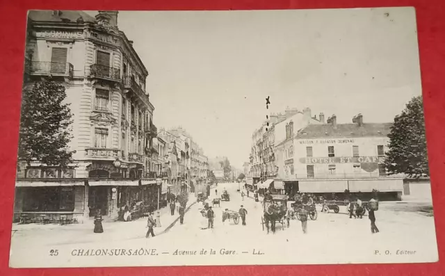 CPA 71 - CHALON-SUR-SAONE - Avenue de la Gare