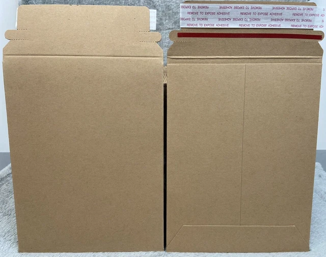 100 Stay Flat Photo Document Mailers Cardboard Envelope Shield Mailer 6 x 8 4t