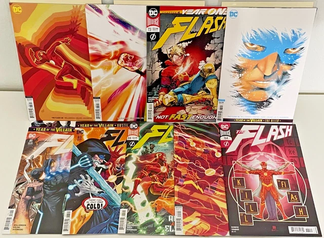 Dc Rebirth The Flash (Vol 5) 9 Book Lot # 68-764 Variant Captain Cold Vf/Nm 2016