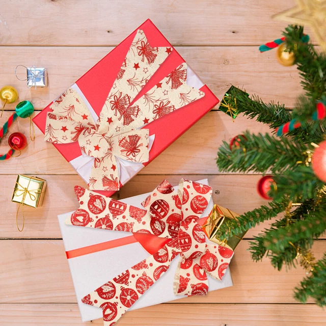 2x Weihnachten Baum Dekoration Bögen für Präsentiert Weihnachten Kranz Bogen 7