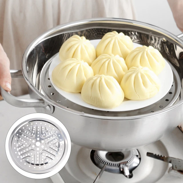 Cocina a vapor de acero inoxidable soporte de almacenamiento de vapor puede trípode