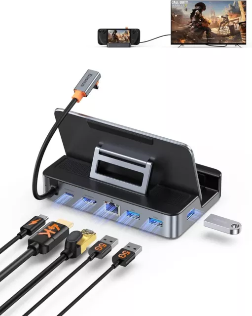  BEJOY Cargador remoto inalámbrico para controlador PS5  Dualsense, reemplazo de batería recargable de 1500 mAh, alta capacidad,  carga rápida, batería externa con cable de carga USB : Videojuegos