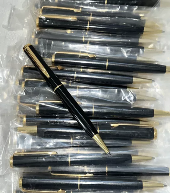 49 X JOB LOT Metal Body Executive Propelling Pencil Black Fine Lead Refill Gift 2