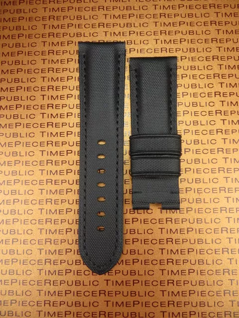 Nouveau bracelet de montre 24 mm PAM en cuir noir Kevlar tissu TOILETTE tissu 24 mm 3