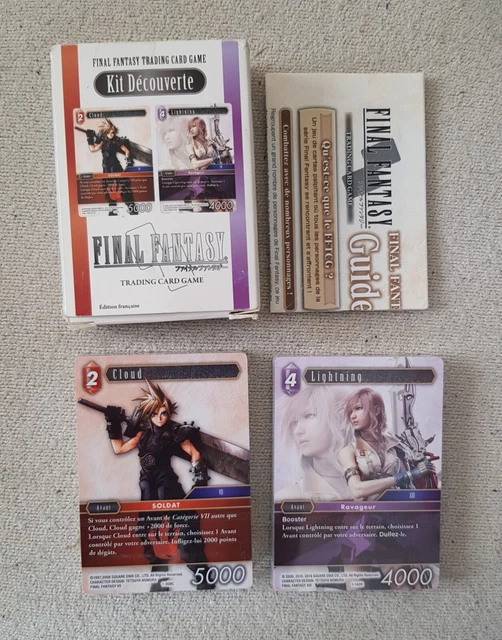 NEUF FFTCG FINAL fantasy trading card game carte jeu game ff kit ...