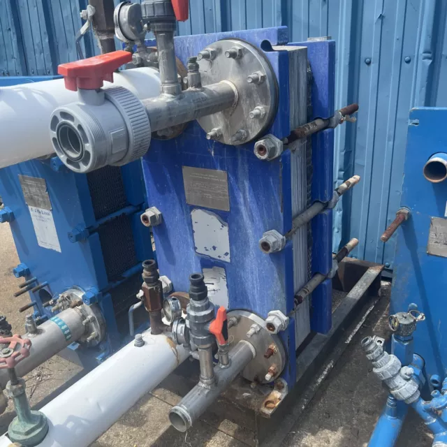 Alfa Laval M10 Heat Exchanger, 54.45 sq. ft