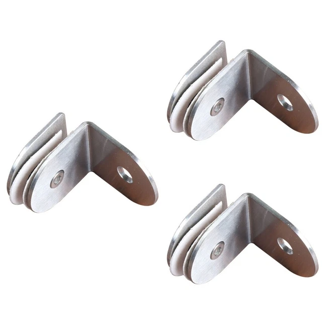 3 Pieces Bracket Holder Window Securing Clip Stainless Steel