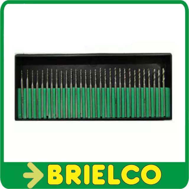 Brocas De Acero Rapido Hss 30 Unidades De 0.5Mm A 2.3Mm Bd7004