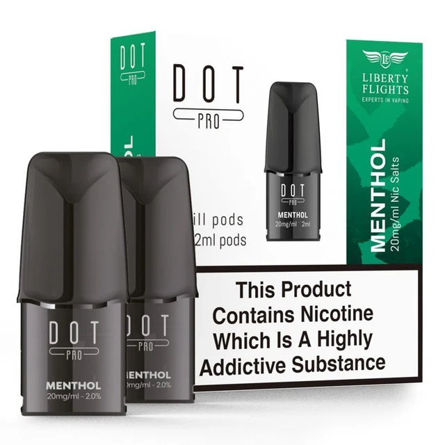 DOT PRO PODS by Liberty Flights | Tobacco | DOT VAPE | Multi Buy Savings  £7.99