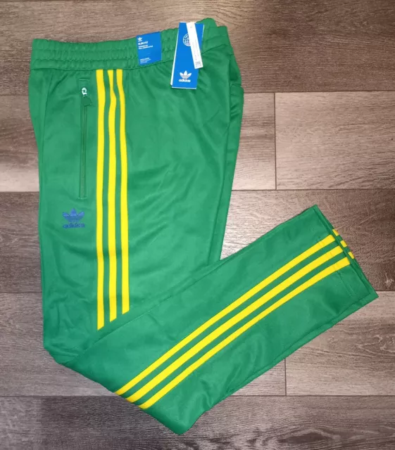 Adidas Orginals Beckenbauer Nations (Brazil) Track Pants Mens Small HK7404