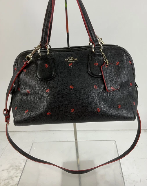 Pochette De Soirée Vintage En Cuir Gaufré Noir - Doublure Satin - Sac Enveloppe - Occasion élégante