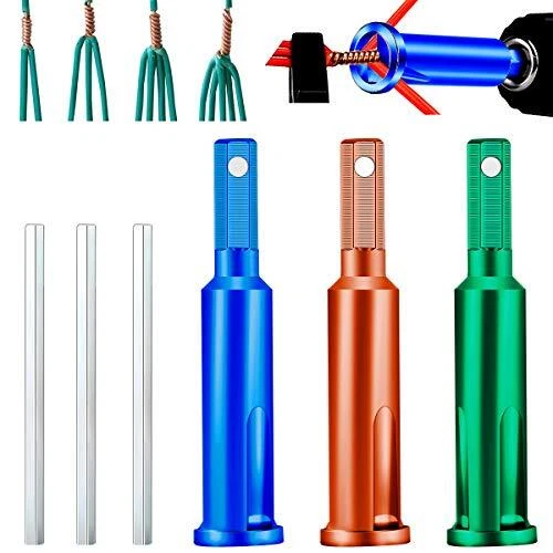 Wire Twisting Tool Wire Stripper and Twister4 Square 3 Way/5 Way Twister wi