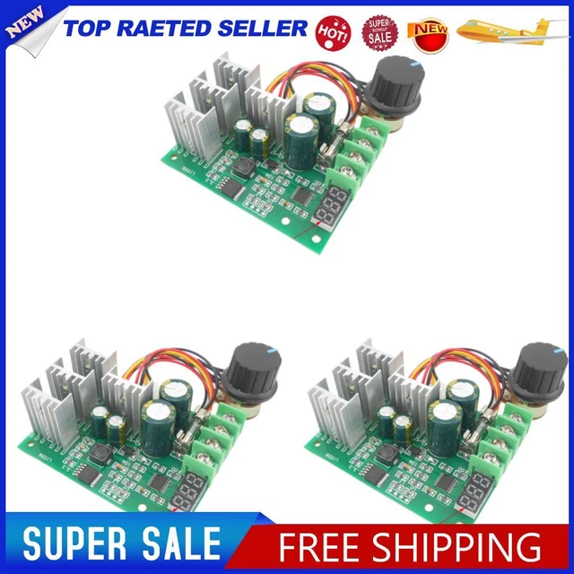 DC6-60V PWM DC Motor Speed Controller 6V 12V 24V 36V 48V 30A Motor ...