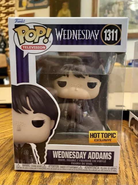 🆕 Funko Pop! Wednesday Addams Hot Topic #1311 Metallic Exclusive (Ships ASAP)